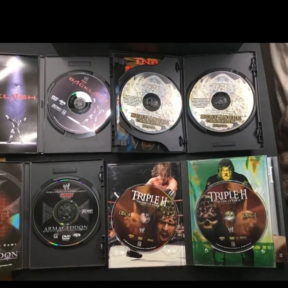 Lot of 14 Wrestling DVD - WWE TNA ECW WWF NWO UFC Wrestlemania Legends Movie - Picture 10 of 15